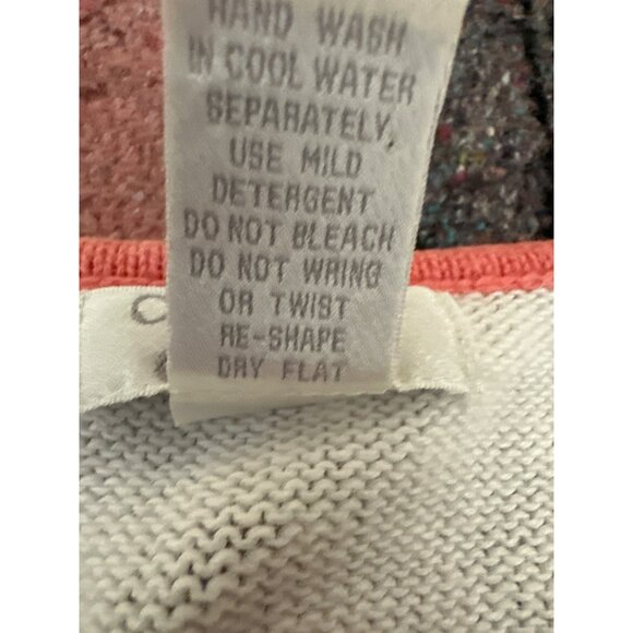 Christopher & Banks Womens Sleeveless Knit Tank Top Large Embroidered Dragonfly - Picture 3 of 4